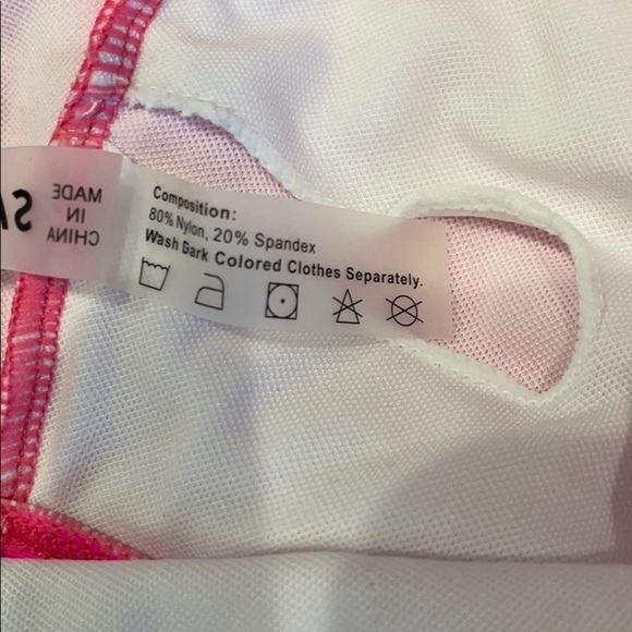 Shein Sz L One piece Fuchsia Swimsuit - Picture 5 of 5